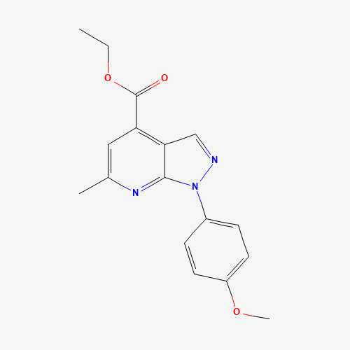 ethyl 1-(4-methoxyphenyl)-6-methylpyrazolo[3,4-b]pyridine-4-carboxylate (CAS: 1417332-85-4) - Related Chemical Product