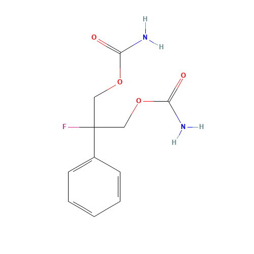 (3-carbamoyloxy-2-fluoro-2-phenylpropyl) carbamate (CAS: 726-99-8) - Related Chemical Product