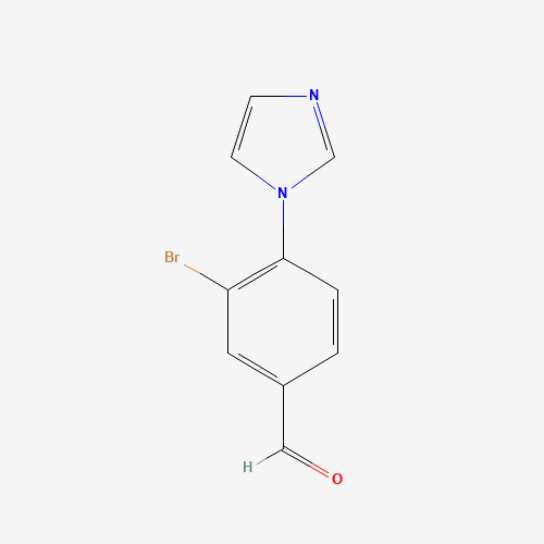 3-bromo-4-imidazol-1-ylbenzaldehyde (CAS: 861932-08-3) - Related Chemical Product