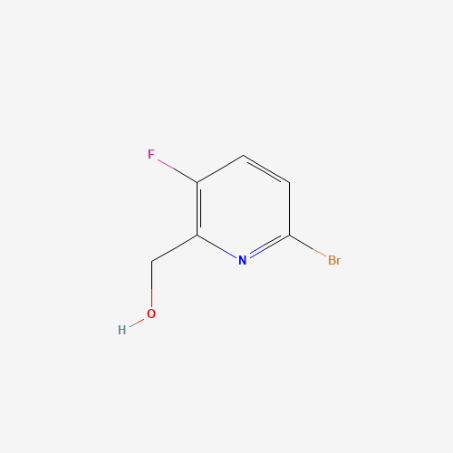 (6-bromo-3-fluoropyridin-2-yl)methanol (CAS: 918793-01-8) - Chemical Structure and Molecular Formula 