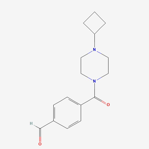 4-(4-cyclobutylpiperazine-1-carbonyl)benzaldehyde (CAS: 1000405-21-9) - Related Chemical Product