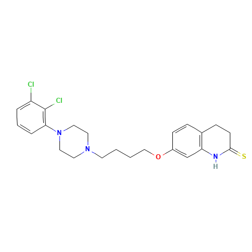 7-[4-[4-(2,3-dichlorophenyl)piperazin-1-yl]butoxy]-3,4-dihydro-1H-quinoline-2-thione (CAS: 573691-04-0) - Related Chemical Product
