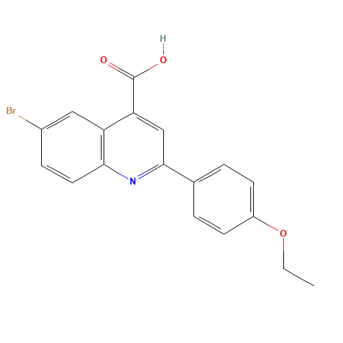 6-bromo-2-(4-ethoxyphenyl)quinoline-4-carboxylic acid (CAS: 351001-28-0) - Related Chemical Product