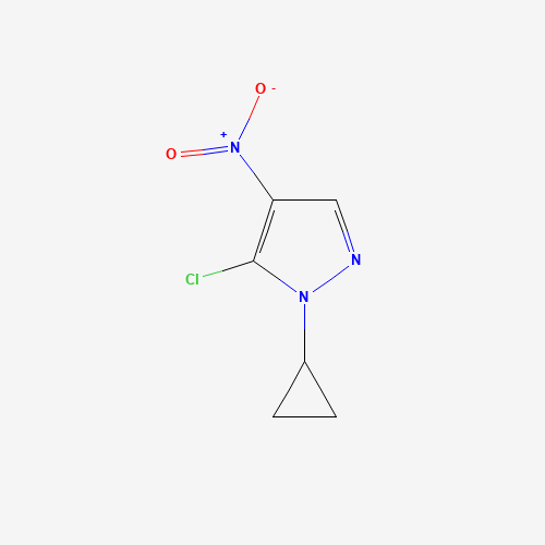 5-chloro-1-cyclopropyl-4-nitropyrazole (CAS: 1338718-38-9) - Related Chemical Product
