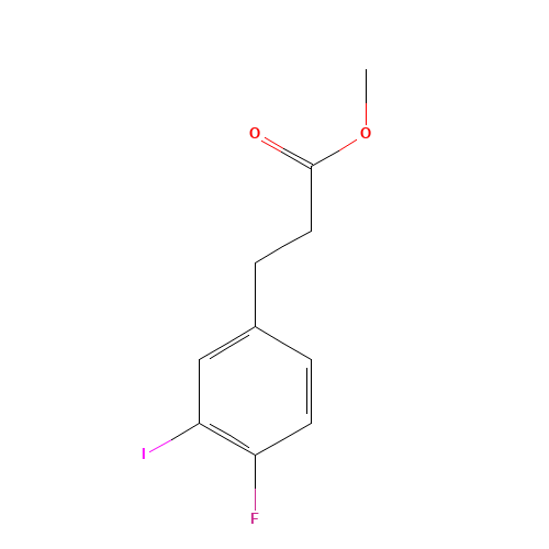 methyl 3-(4-fluoro-3-iodophenyl)propanoate (CAS: 1261880-43-6) - Related Chemical Product