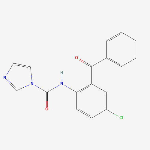 N-(2-benzoyl-4-chlorophenyl)imidazole-1-carboxamide (CAS: 150878-28-7) - Related Chemical Product