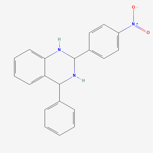 2-(4-nitrophenyl)-4-phenyl-1,2,3,4-tetrahydroquinazoline (CAS: 84570-92-3) - Related Chemical Product