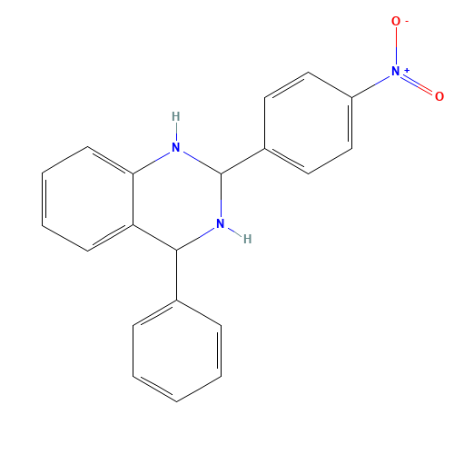 2-(4-nitrophenyl)-4-phenyl-1,2,3,4-tetrahydroquinazoline (CAS: 84570-92-3) - Related Chemical Product