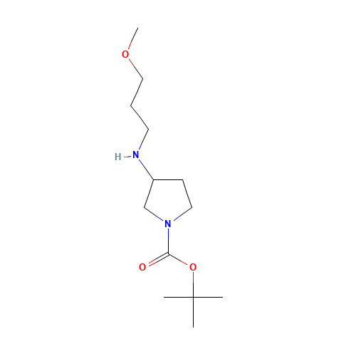 tert-butyl 3-(3-methoxypropylamino)pyrrolidine-1-carboxylate (CAS: 887587-38-4) - Related Chemical Product