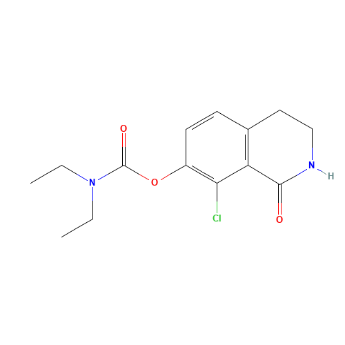 (8-chloro-1-oxo-3,4-dihydro-2H-isoquinolin-7-yl) N,N-diethylcarbamate (CAS: 1616288-97-1) - Related Chemical Product