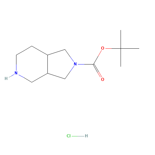 tert-butyl 1,3,3a,4,5,6,7,7a-octahydropyrrolo[3,4-c]pyridine-2-carboxylate;hydrochloride (CAS: 1220039-69-9) - Related Chemical Product