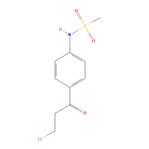 N-[4-(3-chloropropanoyl)phenyl]methanesulfonamide (CAS: 107037-71-8) - Related Chemical Product