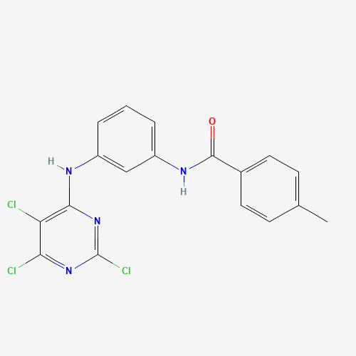 4-methyl-N-[3-[(2,5,6-trichloropyrimidin-4-yl)amino]phenyl]benzamide (CAS: 244278-38-4) - Related Chemical Product