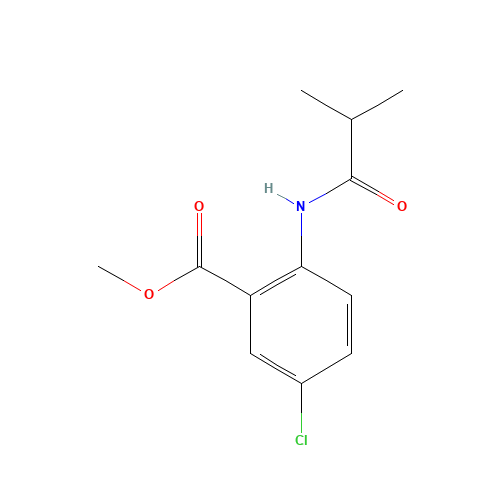 methyl 5-chloro-2-(2-methylpropanoylamino)benzoate (CAS: 1375484-82-4) - Related Chemical Product