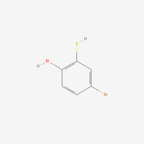 4-bromo-2-sulfanylphenol (CAS: 89581-48-6) - Chemical Structure and Molecular Formula 