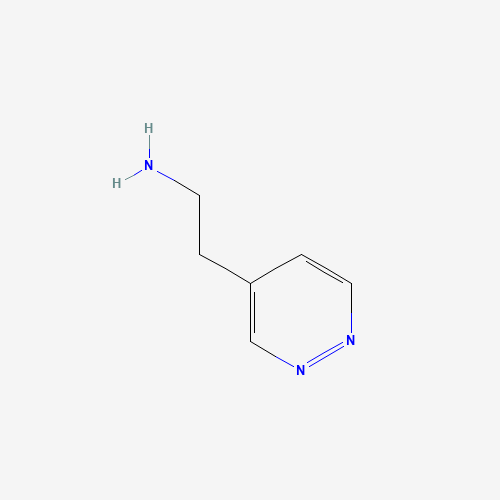 2-pyridazin-4-ylethanamine (CAS: 1083337-92-1) - Chemical Structure and Molecular Formula 