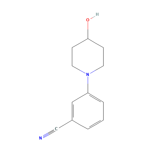 3-(4-hydroxypiperidin-1-yl)benzonitrile (CAS: 891854-14-1) - Related Chemical Product