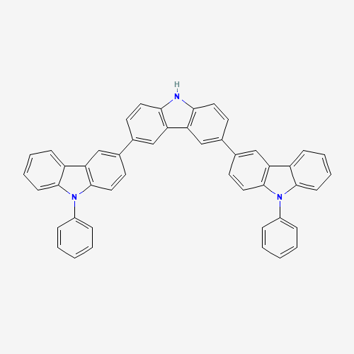 3,6-bis(9-phenylcarbazol-3-yl)-9H-carbazole (CAS: 1060735-19-4) - Related Chemical Product