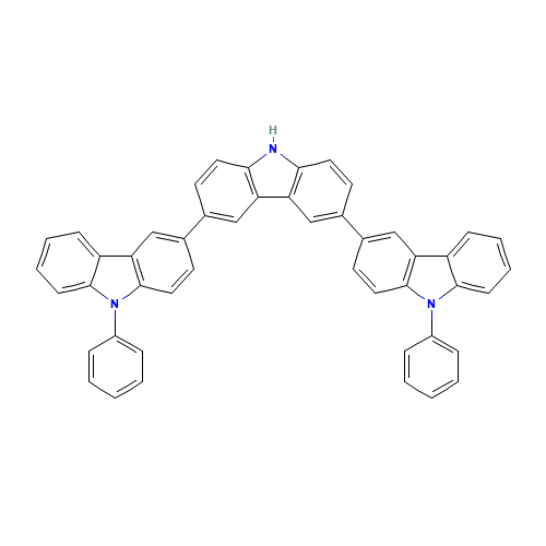 3,6-bis(9-phenylcarbazol-3-yl)-9H-carbazole (CAS: 1060735-19-4) - Related Chemical Product