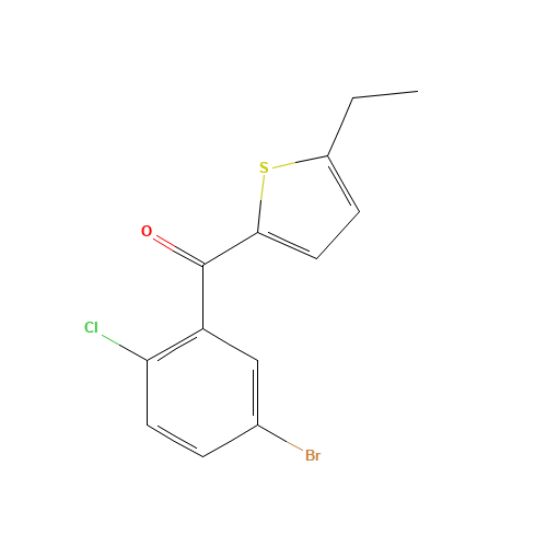 (5-bromo-2-chlorophenyl)-(5-ethylthiophen-2-yl)methanone (CAS: 842135-04-0) - Related Chemical Product