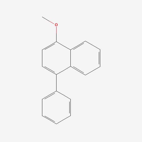 1-methoxy-4-phenylnaphthalene (CAS: 72774-00-6) - Chemical Structure and Molecular Formula 