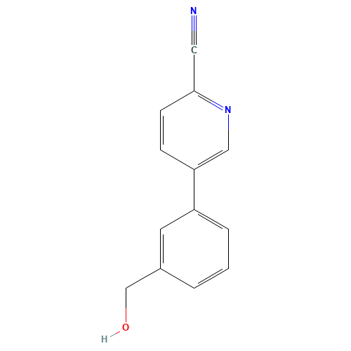5-[3-(hydroxymethyl)phenyl]pyridine-2-carbonitrile (CAS: 1349715-66-7) - Related Chemical Product