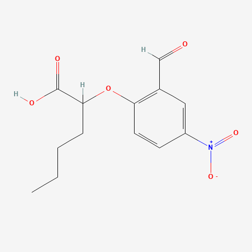 2-(2-formyl-4-nitrophenoxy)hexanoic acid (CAS: 335153-21-4) - Related Chemical Product