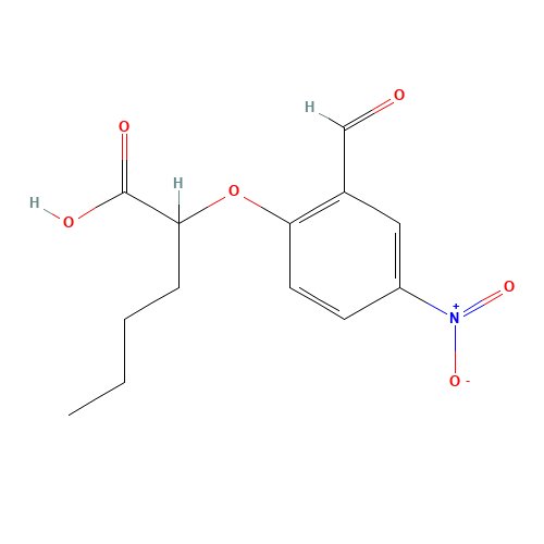 2-(2-formyl-4-nitrophenoxy)hexanoic acid (CAS: 335153-21-4) - Related Chemical Product