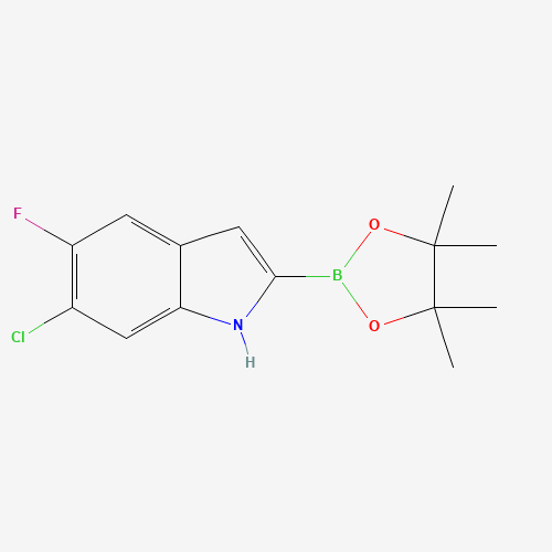 6-chloro-5-fluoro-2-(4,4,5,5-tetramethyl-1,3,2-dioxaborolan-2-yl)-1H-indole (CAS: 1557138-29-0) - Related Chemical Product
