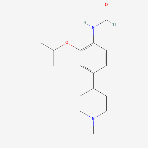 N-[4-(1-methylpiperidin-4-yl)-2-propan-2-yloxyphenyl]formamide (CAS: 1462951-47-8) - Related Chemical Product