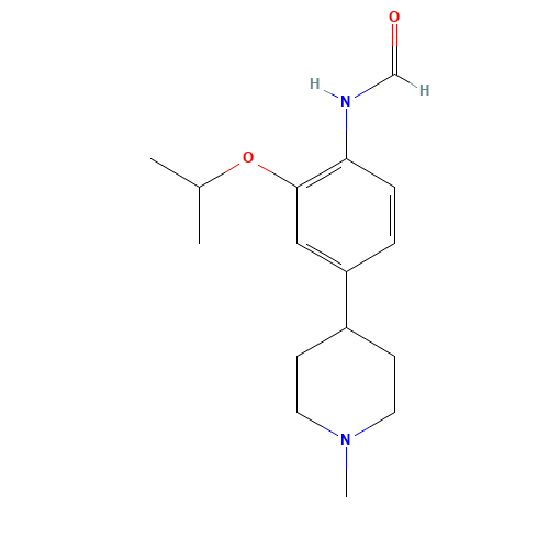 N-[4-(1-methylpiperidin-4-yl)-2-propan-2-yloxyphenyl]formamide (CAS: 1462951-47-8) - Related Chemical Product