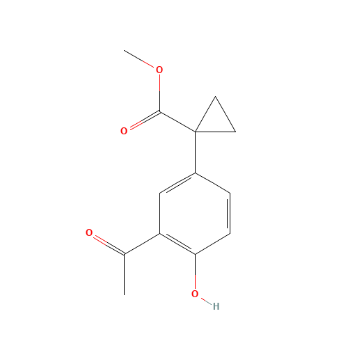 methyl 1-(3-acetyl-4-hydroxyphenyl)cyclopropane-1-carboxylate (CAS: 952664-61-8) - Related Chemical Product