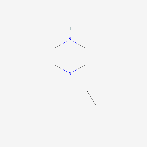 1-(1-ethylcyclobutyl)piperazine (CAS: 1380603-61-1) - Chemical Structure and Molecular Formula 