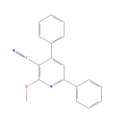 2-methoxy-4,6-diphenylpyridine-3-carbonitrile (CAS: 60847-68-9) - Related Chemical Product