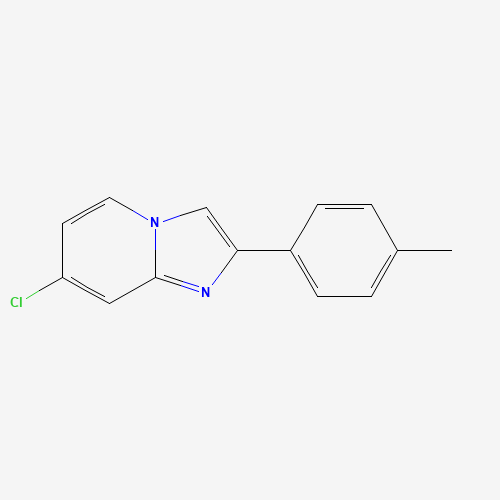 7-chloro-2-(4-methylphenyl)imidazo[1,2-a]pyridine (CAS: 168837-37-4) - Chemical Structure and Molecular Formula 