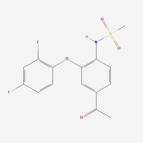 N-[4-acetyl-2-(2,4-difluorophenoxy)phenyl]methanesulfonamide (CAS: 116686-15-8) - Related Chemical Product