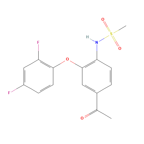 N-[4-acetyl-2-(2,4-difluorophenoxy)phenyl]methanesulfonamide (CAS: 116686-15-8) - Related Chemical Product