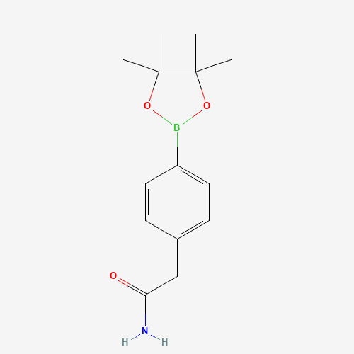2-[4-(4,4,5,5-tetramethyl-1,3,2-dioxaborolan-2-yl)phenyl]acetamide (CAS: 1082066-33-8) - Related Chemical Product