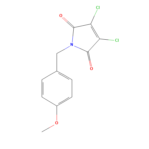 3,4-dichloro-1-[(4-methoxyphenyl)methyl]pyrrole-2,5-dione (CAS: 64697-66-1) - Related Chemical Product