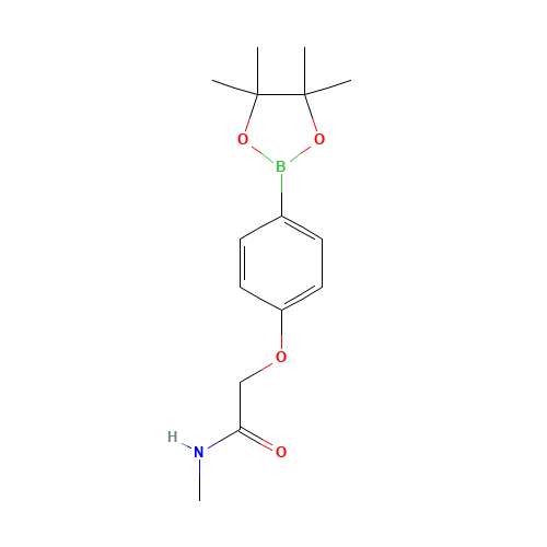 N-methyl-2-[4-(4,4,5,5-tetramethyl-1,3,2-dioxaborolan-2-yl)phenoxy]acetamide (CAS: 1415793-74-6) - Related Chemical Product