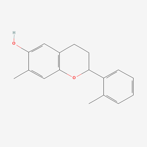 7-methyl-2-(2-methylphenyl)-3,4-dihydro-2H-chromen-6-ol (CAS: 1426900-10-8) - Related Chemical Product