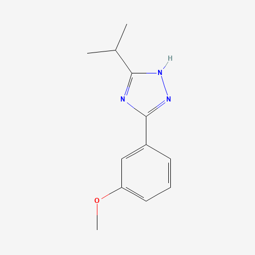 3-(3-methoxyphenyl)-5-propan-2-yl-1H-1,2,4-triazole (CAS: 1216279-40-1) - Related Chemical Product