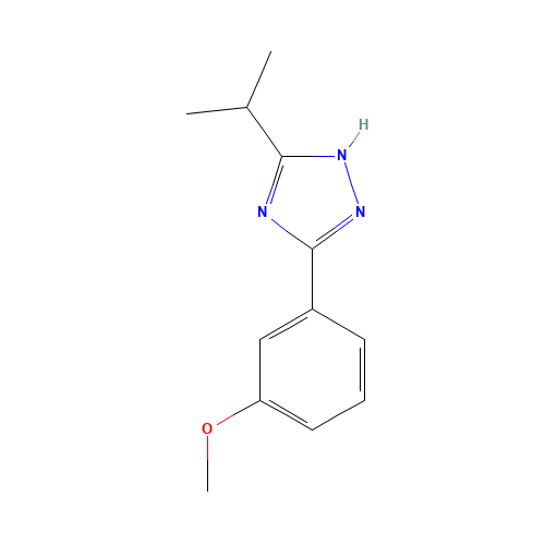 3-(3-methoxyphenyl)-5-propan-2-yl-1H-1,2,4-triazole (CAS: 1216279-40-1) - Related Chemical Product