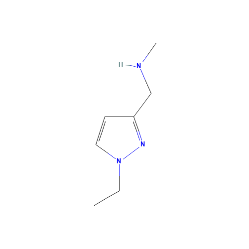 1-(1-ethylpyrazol-3-yl)-N-methylmethanamine (CAS: 1002651-65-1) - Related Chemical Product