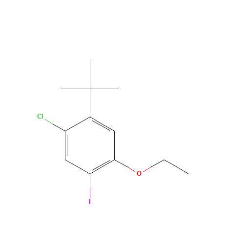 1-tert-butyl-2-chloro-5-ethoxy-4-iodobenzene (CAS: 870007-49-1) - Related Chemical Product
