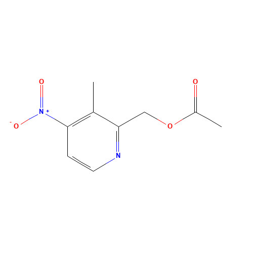 (3-methyl-4-nitropyridin-2-yl)methyl acetate (CAS: 166521-98-8) - Related Chemical Product