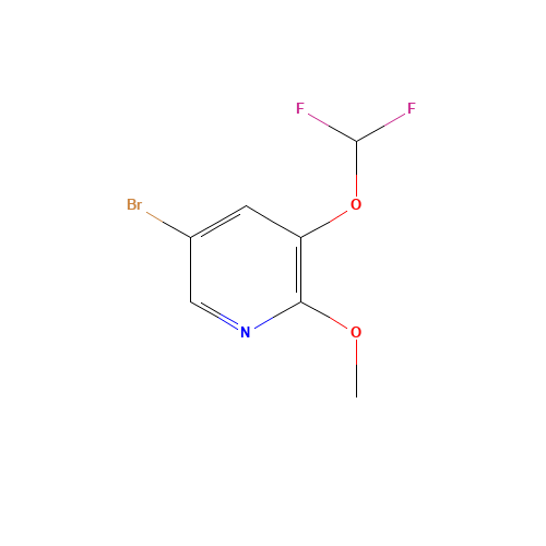 5-bromo-3-(difluoromethoxy)-2-methoxypyridine (CAS: 1241752-50-0) - Related Chemical Product