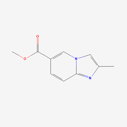 methyl 2-methylimidazo[1,2-a]pyridine-6-carboxylate (CAS: 129912-28-3) - Chemical Structure and Molecular Formula 