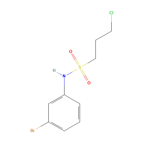 N-(3-bromophenyl)-3-chloropropane-1-sulfonamide (CAS: 1007581-02-3) - Related Chemical Product