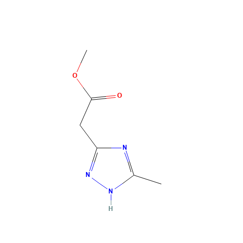 methyl 2-(5-methyl-1H-1,2,4-triazol-3-yl)acetate (CAS: 893762-27-1) - Related Chemical Product